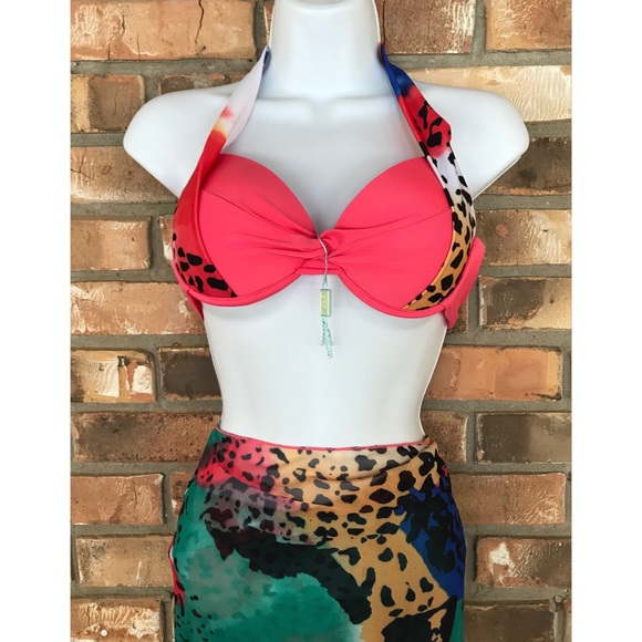 Swim bikini top with wrap - Picture 2 of 4
